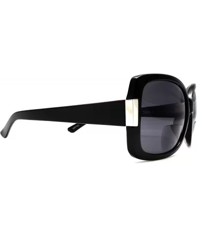 Bifocal Reading Sunglasses for Women Jackie O Fashion Reader Sun Glasses - Black - C611HB8UFQF $78.89 Round