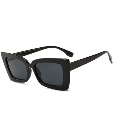 2019 Square Sunglasses Men Brand Designer Mirror Photochromic Oversized Black - Red - CI18XGED7GX $11.98 Square