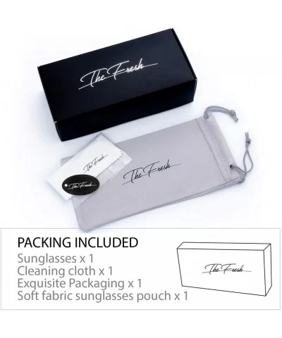 Minimalist Small Rectangular Sunglasses Clear Eyewear Spring Hinge - Gift Box Package - C818AYSOXAR $17.11 Goggle