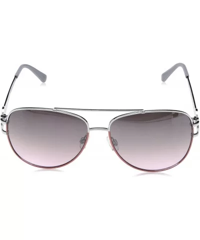 Women's R567 Aviator Sunglasses - Silver/Coral - CY129HH0KRV $76.84 Aviator