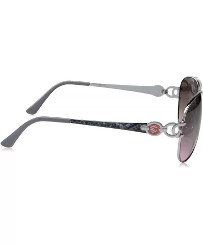 Women's R567 Aviator Sunglasses - Silver/Coral - CY129HH0KRV $76.84 Aviator