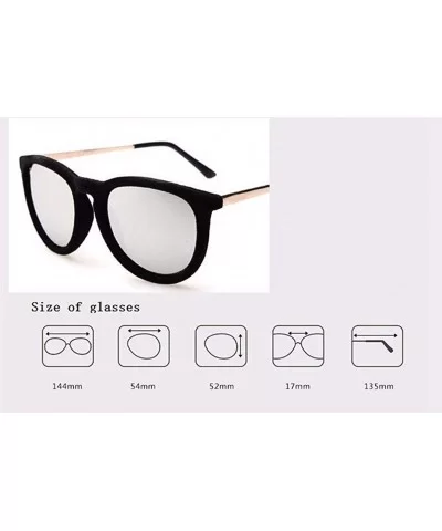 sunglasses for women Retro Round Sunglasses Men Oval Frame Sun Glasses - 5 - CC18WZTE6K5 $43.24 Oval