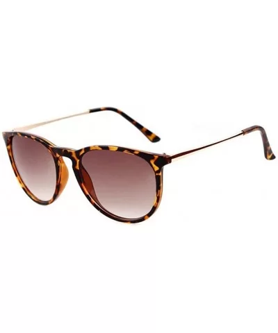 sunglasses for women Retro Round Sunglasses Men Oval Frame Sun Glasses - 5 - CC18WZTE6K5 $43.24 Oval