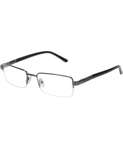 Metal Frame Blue Light Blocking Reading Glasses 1.56 Lenses-6334 - CO17YI0LAAU $51.80 Rectangular