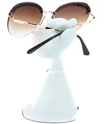 Women Fashion Round Pearl Frame Sunglasses UV Protection Sunglasses - Brown Frame/Tea - C5199UKC9TI $23.17 Round