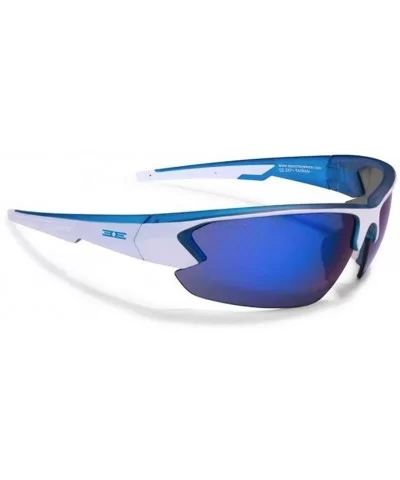 4 Matte Finish Sunglasses- Frame and Lens Choices. Epoch4 - White/Blue - CB180433YE9 $29.06 Sport