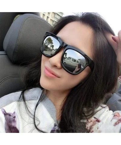 Oversized Sunglasses Coating Classic Glasses - Gray - C0197TY3WW2 $37.38 Oversized