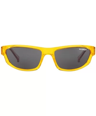 Men's An4260 Lost Boy Rectangular Sunglasses - Transparent Lemon/Grey - C818R6LC4TX $72.62 Sport