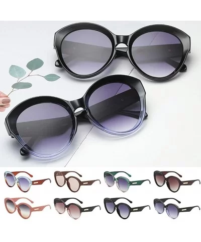 Aviator Sunglasses for Women Polarized Mirror UV Protection Round Oversized Vintage Shades Sunglasses Eyewear - E - CT194KXWZ...