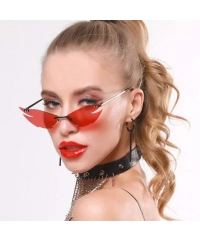 Rimless Sunglasses Steampunk Protection - CV190MM0QKQ $18.64 Rimless