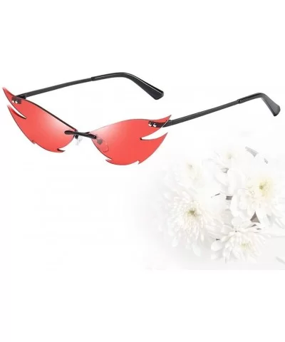 Rimless Sunglasses Steampunk Protection - CV190MM0QKQ $18.64 Rimless