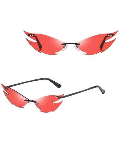 Rimless Sunglasses Steampunk Protection - CV190MM0QKQ $18.64 Rimless