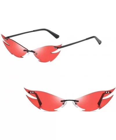 Rimless Sunglasses Steampunk Protection - CV190MM0QKQ $18.64 Rimless