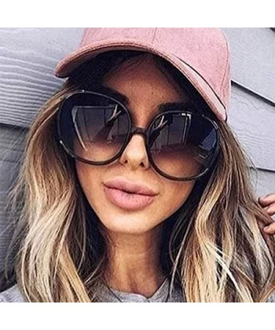 Sunglasses Oversized Glasses Gradient - CN19922GTNE $56.17 Oversized