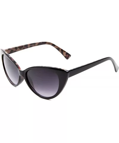 Women Cataye Sunglasses Mod Oversized Retro Fashion - Black/Print - CG12OCUHUAK $12.44 Oversized