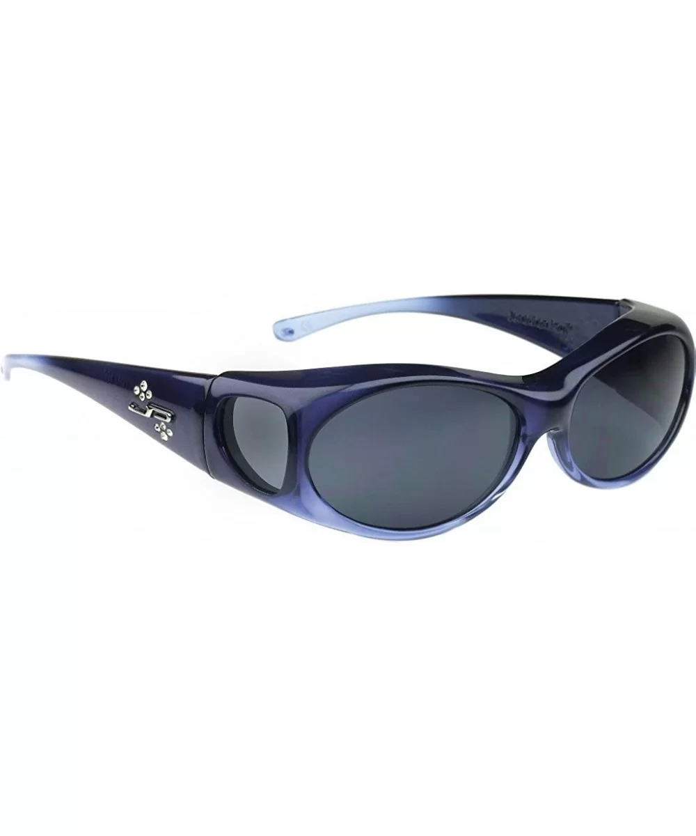 Jonathan Paul Aurora Small Polarized Over Sunglasses - Sapphire - C711L65EVG9 $87.73 Wrap