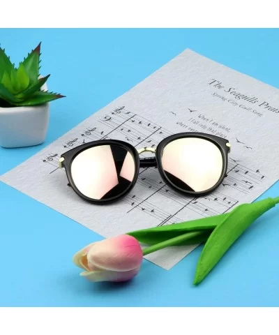 Oversize Multifunction Sunglasses- UV400 Protection- Retro for Men/Women - Tyj_z3290_black Pink Silver - C41974DNNQ3 $32.35 O...