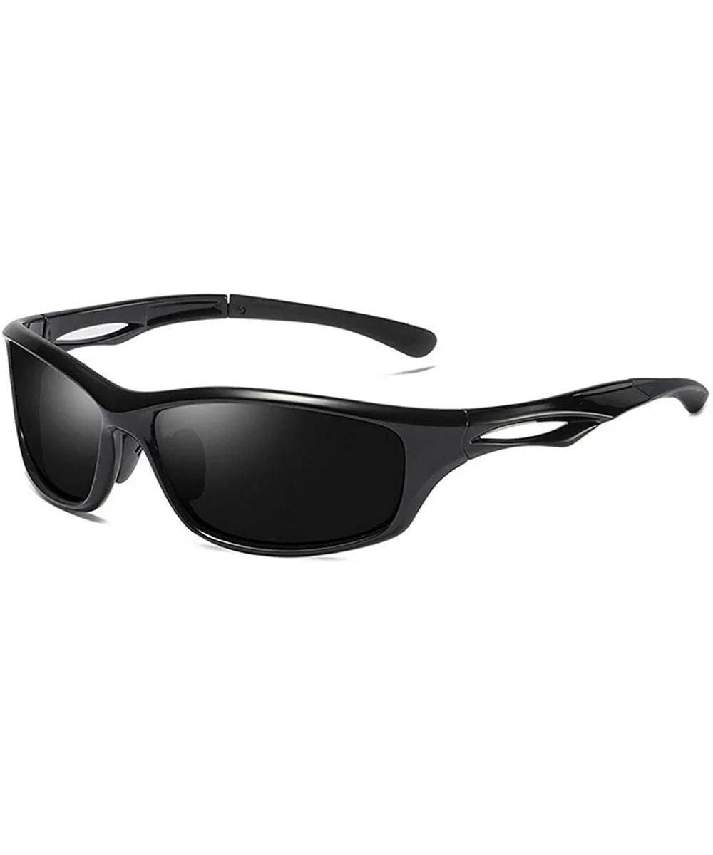 2019 new TR90 sports myopia polarized sunglasses riding men's polarized sunglasses - C918YCLICEI $28.35 Sport