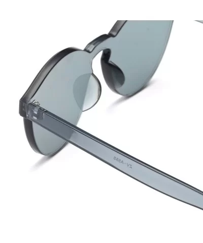 Polarized Sunglasses Protection Glasses Mirrored - Black - C218RKDQZ44 $18.98 Rimless