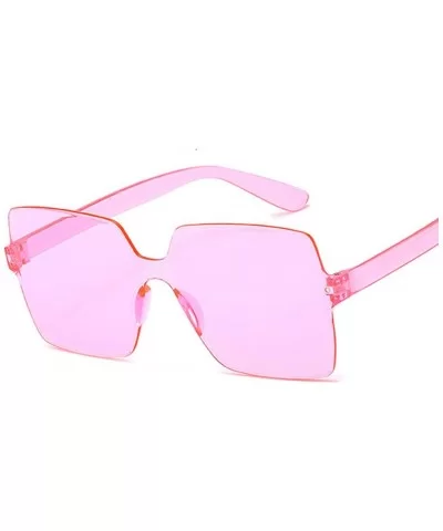 Fashion Sunglasses Women Ladies Red Yellow Square Sun Glasses Female Driving Shades UV400 Feminino - Pink - CA198ZQXENA $55.1...