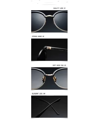 Fashion Women Sunglasses Super Star Round Men Eyebrower Color Lens - Transparent - CD189N542DK $17.57 Round