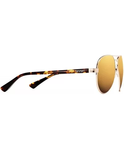 Runaway - Aviator Women's & Men's Sunglasses - 60 mm - Gold / Green - C118DK45TRC $77.38 Aviator