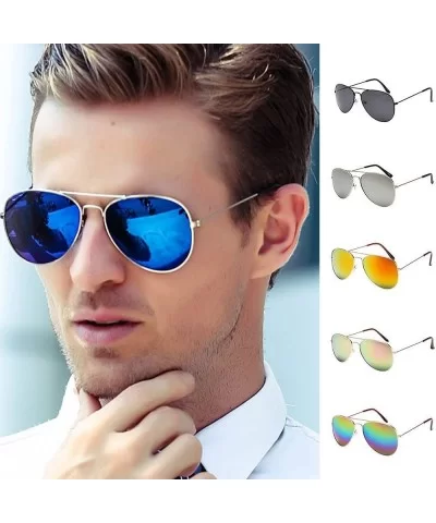 Women Men Sunglasses Retro Glasses Unisex Holiday Casual Fashion Vintage Oversize Metal Frame Gradient Eyewear - C7196N4SQQ7 ...