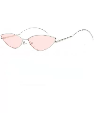 Sunglasses Female Cat Eyes Outdoor Play Anti-UV Anti-Glare Sunglasses Sunglasses (Color Pink) - Pink - CB194QUTQ7W $68.57 Cat...