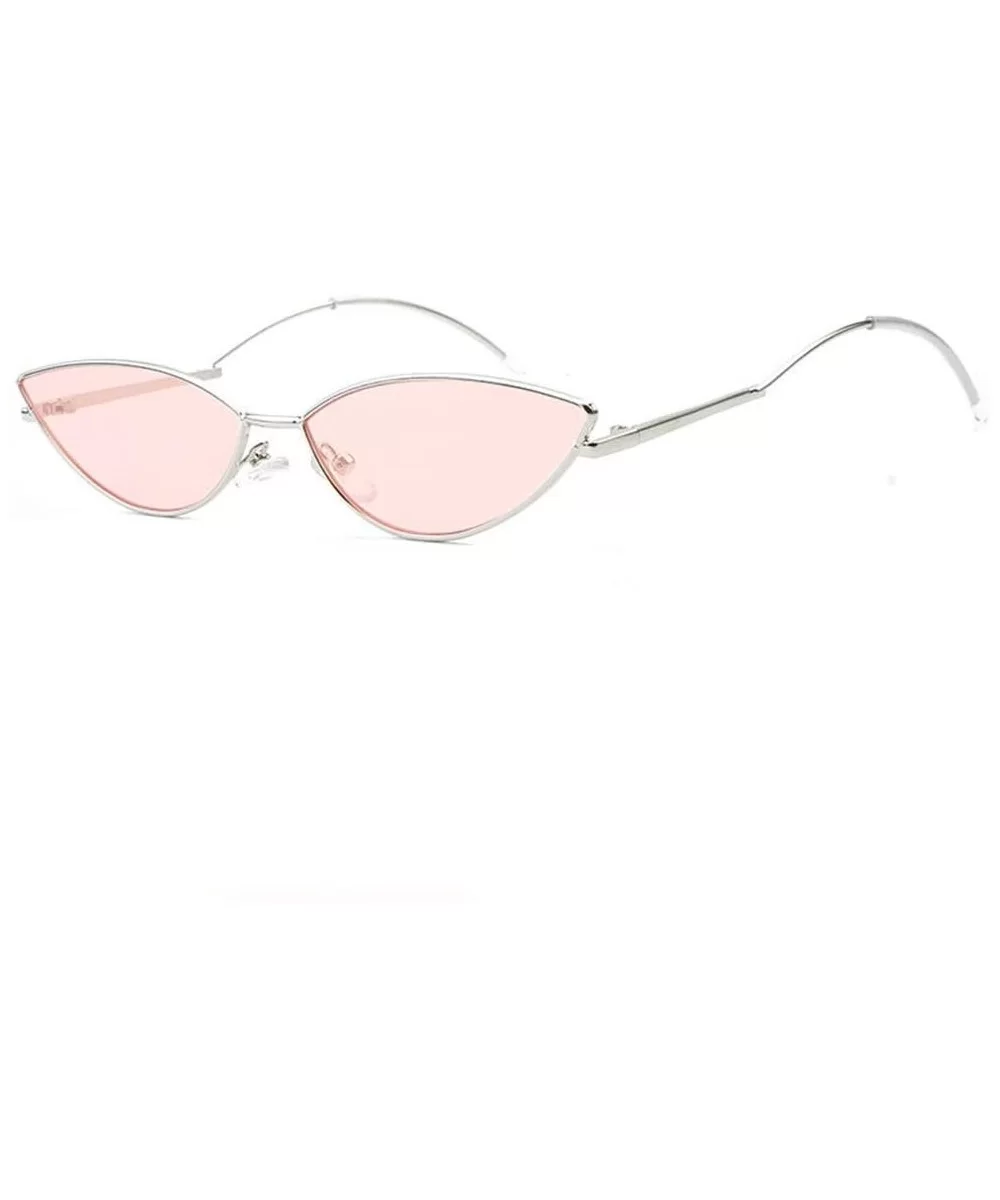 Sunglasses Female Cat Eyes Outdoor Play Anti-UV Anti-Glare Sunglasses Sunglasses (Color Pink) - Pink - CB194QUTQ7W $68.57 Cat...