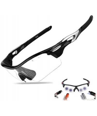 TOPSPORTS 3lens sport TR90 Sunglasses Cycling Polarized photochromic Glasses - CF12MX5LPLF $38.55 Sport