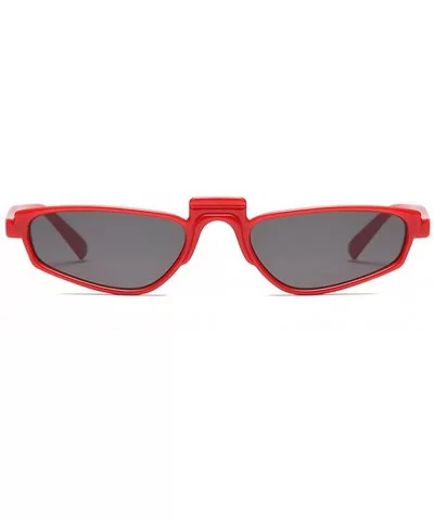 Unisex Retro Vintage eyewear Fashion Small Square Frame Mini Sunglasses - C3 - CU18CID7A8E $32.39 Goggle