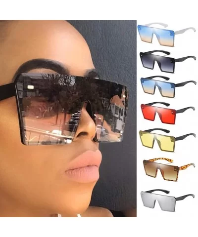 Fashion Sunglasses Oversized Protection - G - C1194YT4LTW $11.29 Semi-rimless