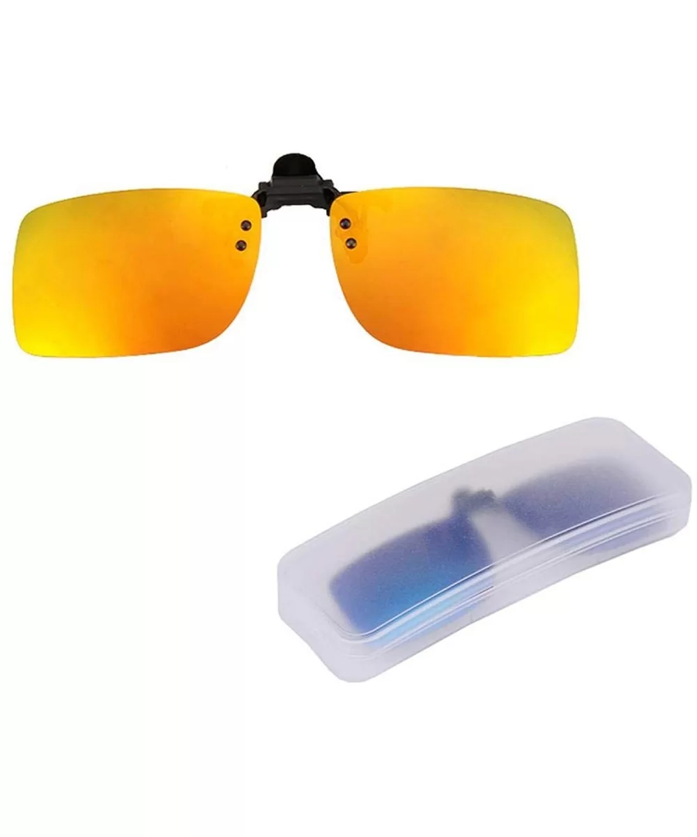 Polarized Clip Sunglasses Men Women Near-Sighted Driving Night Vision Eyewear UV400 Cycling Fishing Box - CP197Y77KNA $48.84 ...