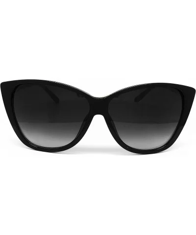 54099 Premium Oversize XXL Wraparound Tint Cats eye Fashion Sunglasses - Cats Eye - CA183L7ZQ4S $25.73 Oversized