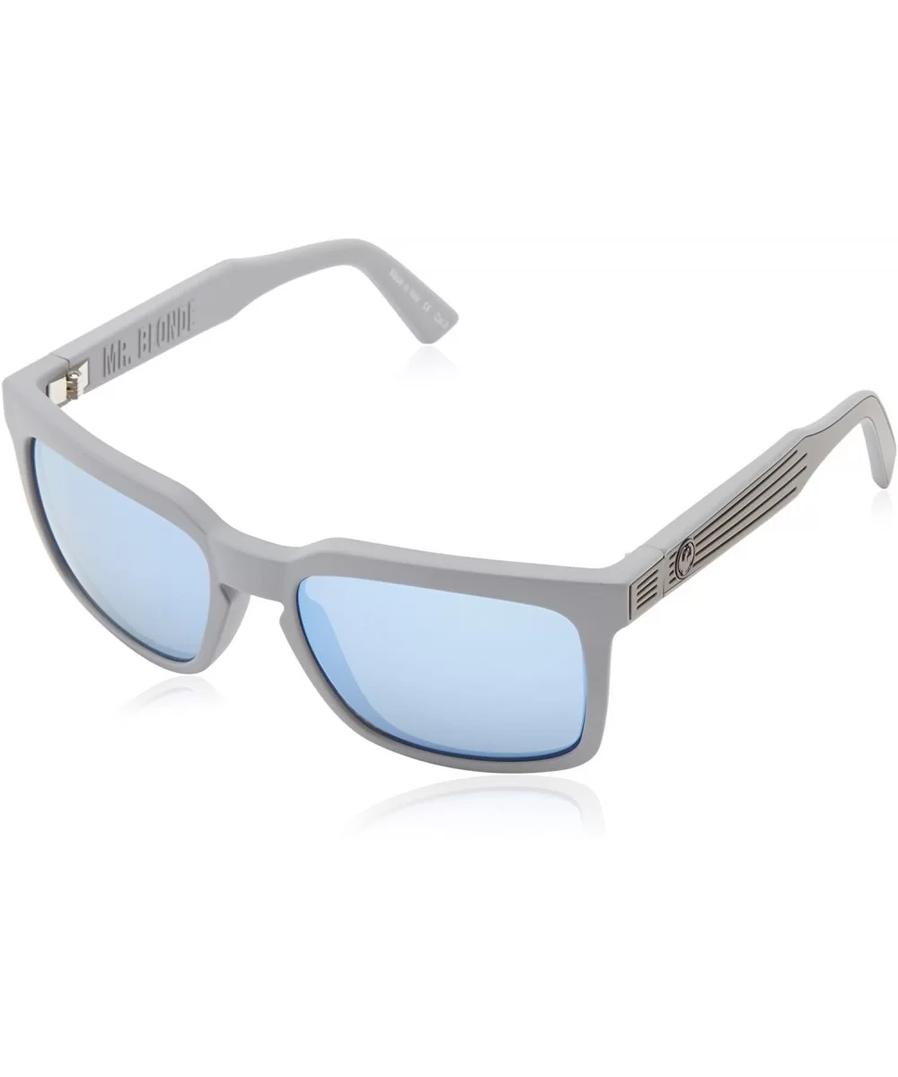 Mr. Blondegry Matte Sunglasses- Sky Blue Ion - CO11JHZBVAX $37.63 Shield