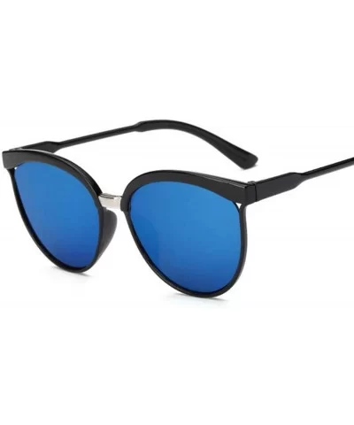 Vintage Sun Glasses Female Sunglasses Women Er Sunglases Retro Sunglass Oculos Gafas De Sol - Blue - CW199COL5S9 $44.33 Semi-...