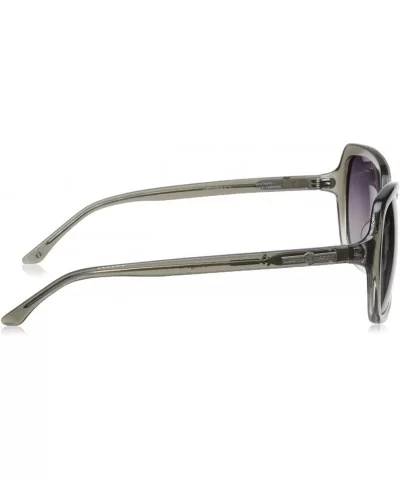 Women's Fashion Forward HTG1015 C3 Polarized Round Sunglasses - Transparent Grey Stardust - C811OCMWPK7 $66.52 Round
