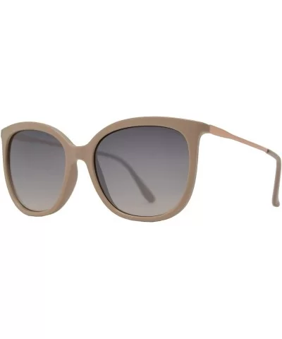 Vintage Retro Oval Cat Eye Classic Sunglasses - UV Protection - Taupe + Light Gradient - CD1998GWYNL $16.21 Oval