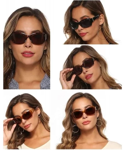 Classic Oversized Polarized Sunglasses Women Wrap Square Shades B2504 - Wine - C618YOA3SAL $20.60 Wrap