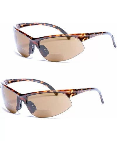 Bifocal Reading Sunglasses Outdoor Readers - Tortoise - CQ12O6M2FN0 $32.23 Wrap