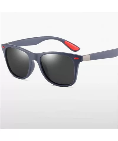 Polarized Sunglasses Men Women Driving Square Frame Sun Glasses Male Goggle - C1 - CW194ONQZZ3 $28.00 Rimless