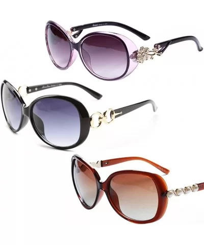 Fashion Oversized Vintage Pearl Women Sunglasses Uv400 Protection Polarized Ladies Full Frame Sunglasses Lsp580 - CK11XV1UVO7...
