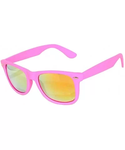 Wholesale Bulk Matte Colored Mirrored and Smoke Lens Sunglasses 14 pairs - CW12BV2YGEN $50.68 Aviator