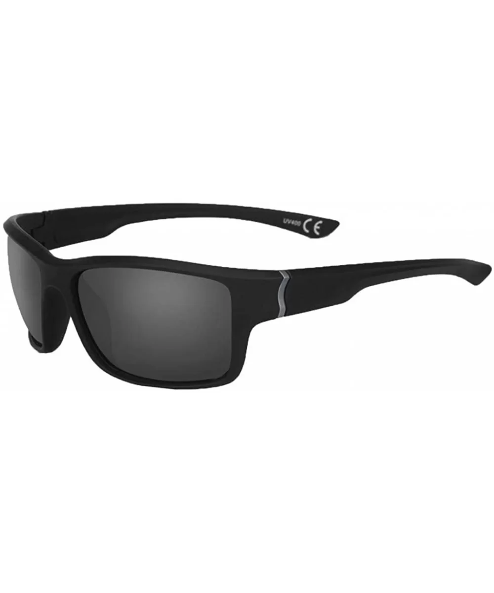 Outdoor Sports Glasses Riding Sunglasses Fashion Men and Women Sports Sunglasses Plastic Sunglasses - CM18UK24YA2 $10.10 Rect...