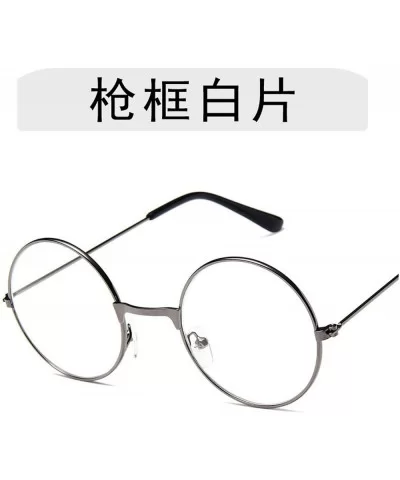 New Retro Classic Round Dazzle Sunglasses Men Sun Glasses Women Vintage Metal Frame Eyewear UV400 - 11 - CB198A2WY85 $55.96 R...