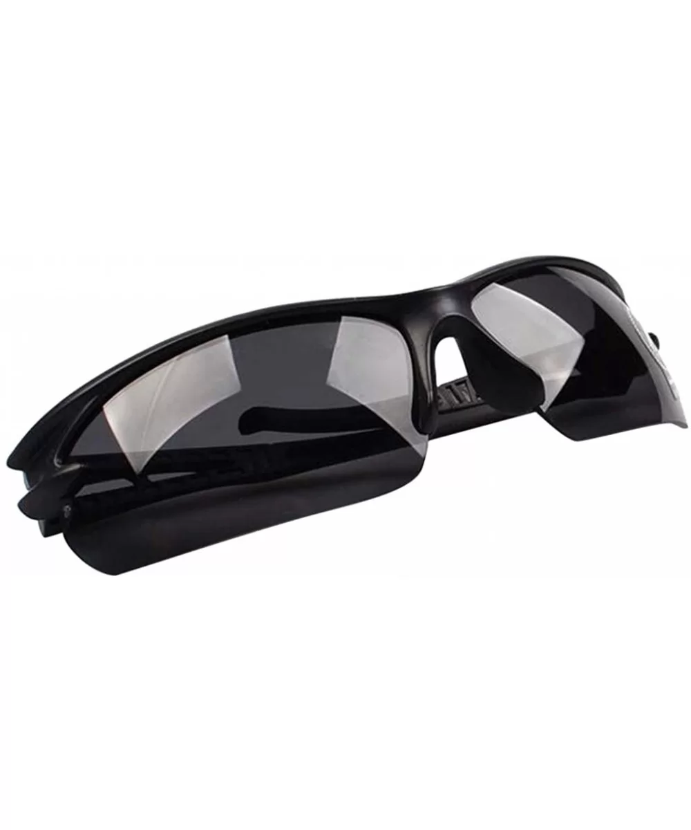 Unisex Sunglasses Bike Running Driving Fishing Golf Baseball Glasses Sunglasses - Black - C91907455S9 $10.38 Round