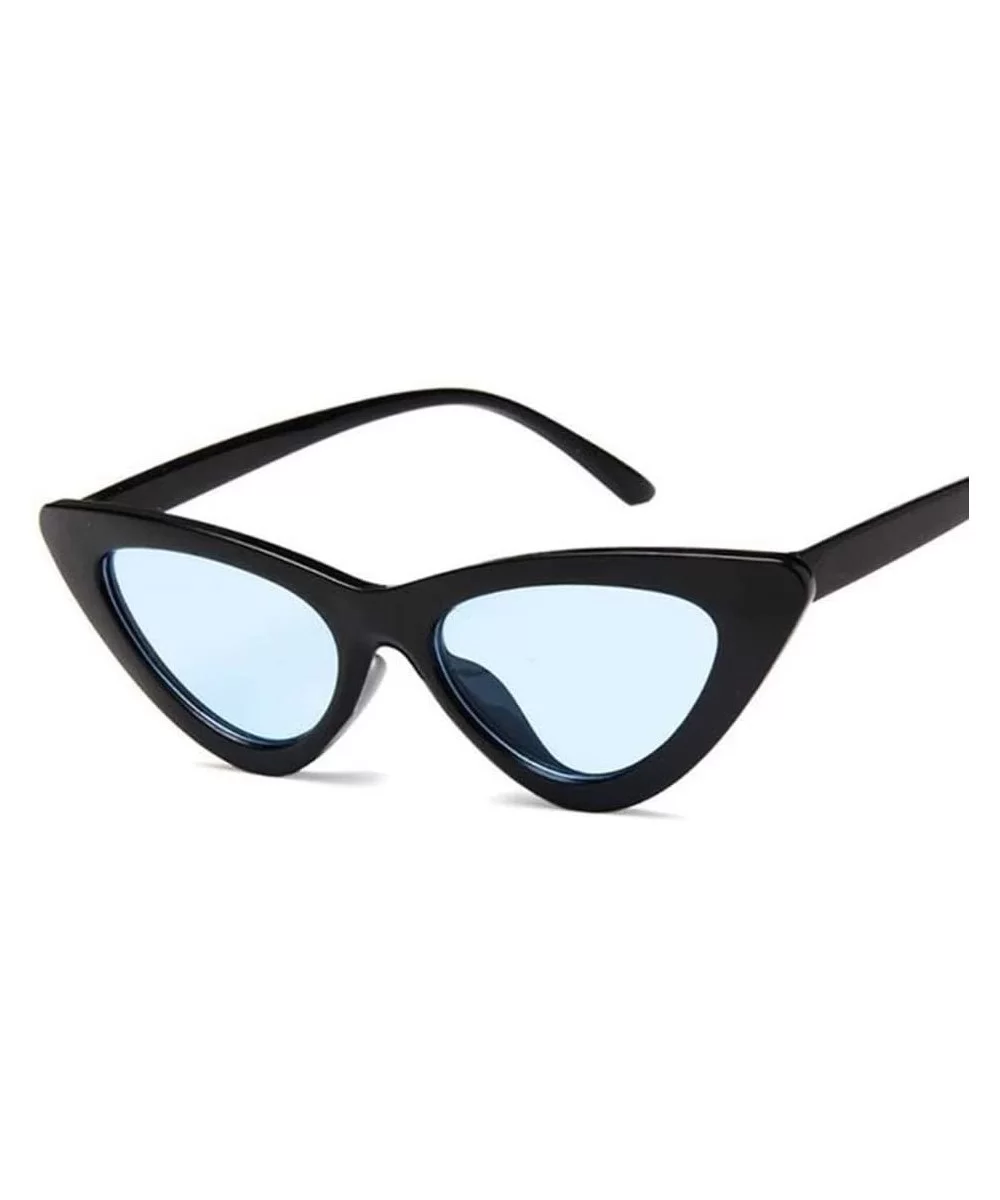 Vintage Sunglasses Glasses Colorful Eyewear - Black Blue - CC199EGD5SN $24.05 Cat Eye