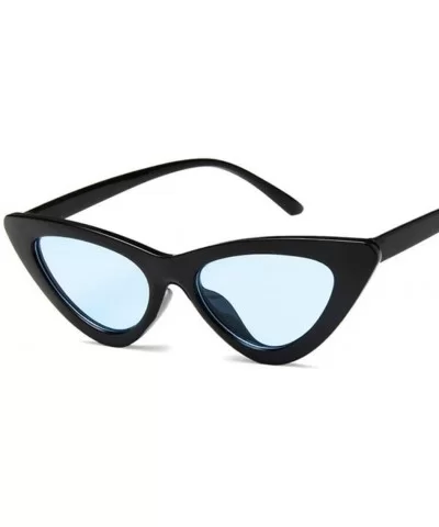 Vintage Sunglasses Glasses Colorful Eyewear - Black Blue - CC199EGD5SN $24.05 Cat Eye