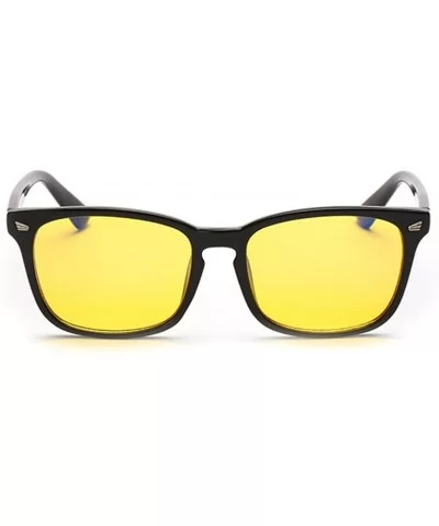 Unisex Retro Radiation Protection Anti-Blue Light Night Vision Driving Working Glasses - C1 - CI12NYXUDM2 $20.67 Wayfarer