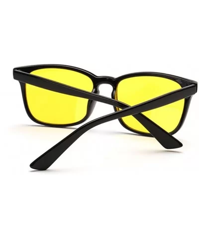 Unisex Retro Radiation Protection Anti-Blue Light Night Vision Driving Working Glasses - C1 - CI12NYXUDM2 $20.67 Wayfarer